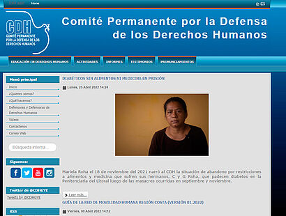ECUADOR: Comité Permanente por la Defensa de los Derechos Humanos