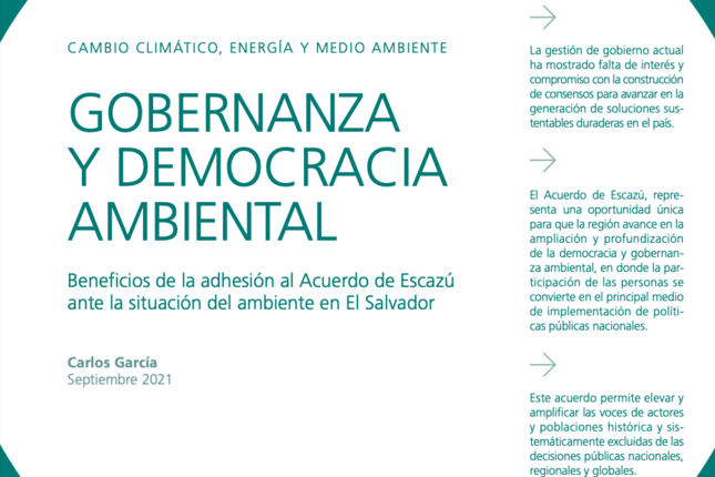 Gobernanza y democracia ambiental