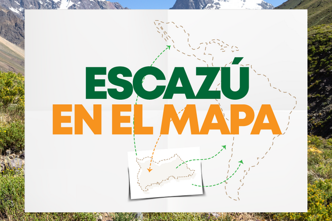 Escazú en el mapa