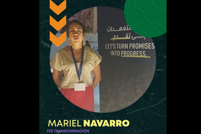 Mariel Navarro de FES Transformación analiza el cierre de la COP 28