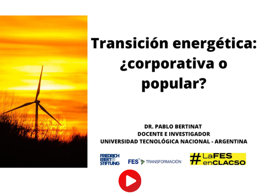 Transición energética: ¿corporativa o popular?