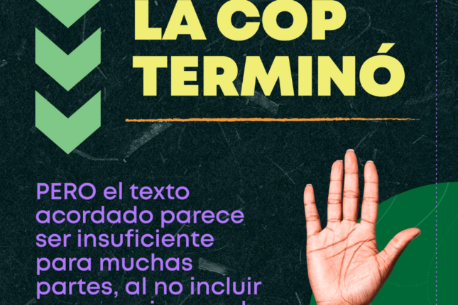 COP28 y los compromisos de la acción climática