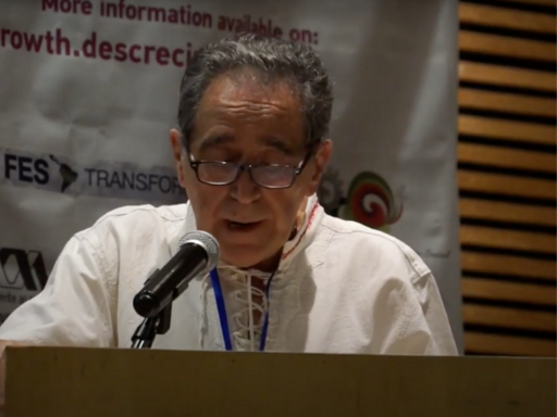 Conferencia Degrowth El regalo, la charla y la desindustrialización del mundo Miguel Valencia (México)