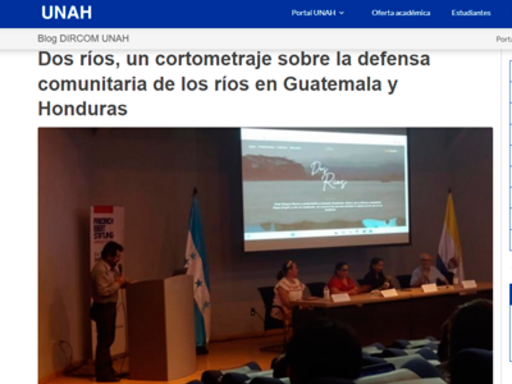 Dos ríos, un cortometraje sobre la defensa comunitaria de los ríos en Guatemala y Honduras