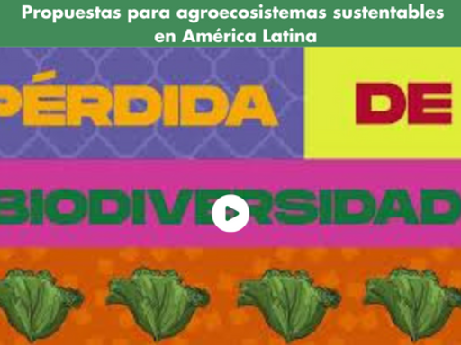 Propuestas para agroecosistemas sustentables en América Latina