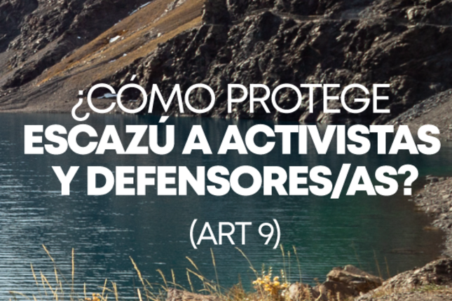 ¿Quieres conocer qué derechos protege Escazú?