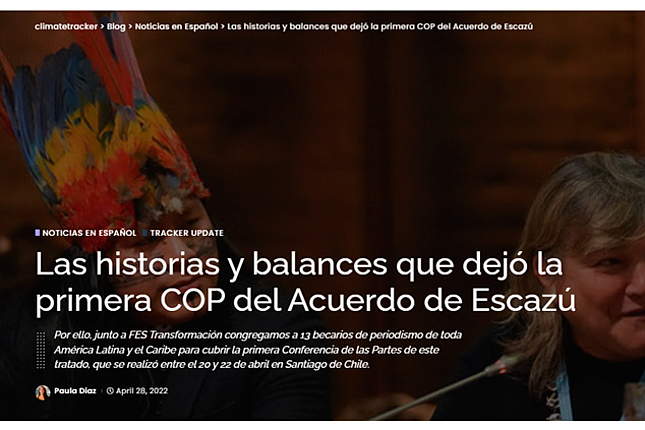 Historias y balances de la COP1