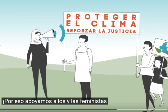 Justicia de género en la política climática y energética 