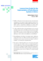 Lessons from Ecobici for the implementation of public bicycle systems in Mexico