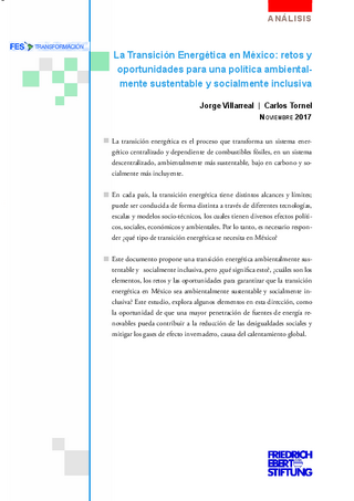 La transición energética en México