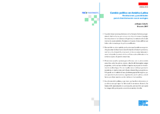 Cambio político en América Latina